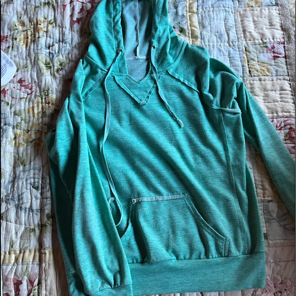 teal hoodie from kohls. size M